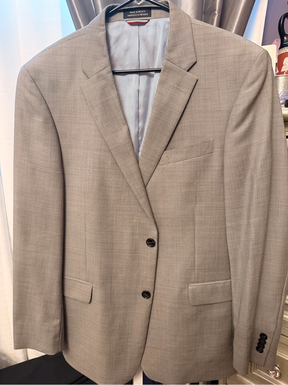 Men's Gray Suit - Classic Two-Button Blazer